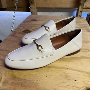 COACH Haley Loafers in Chalk White Sz 9.5